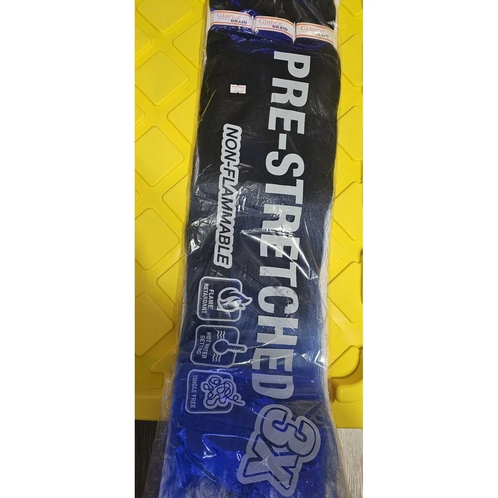 Braiding‎ Hair Lot Pre Stretched Xpression Spectra Indian Remy Bundle 5 Packs
